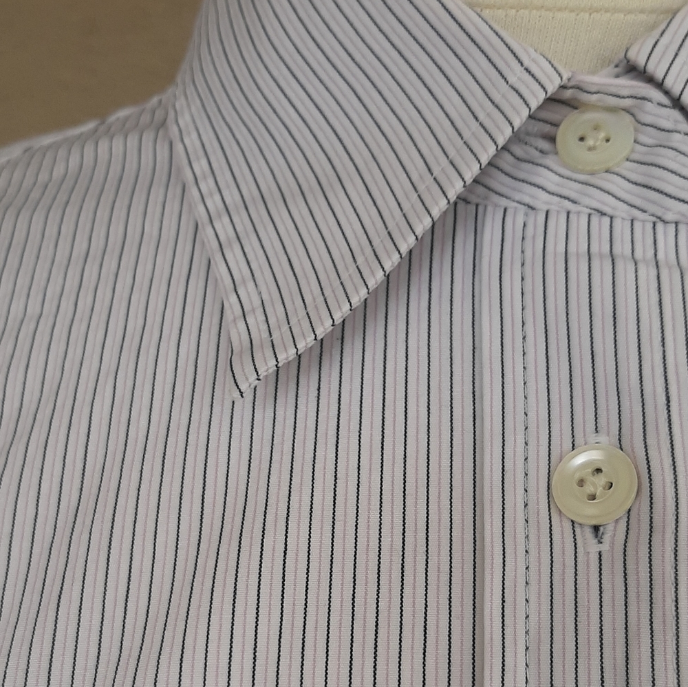 J. Crew Women's Fitted Pinstriped Button Down
